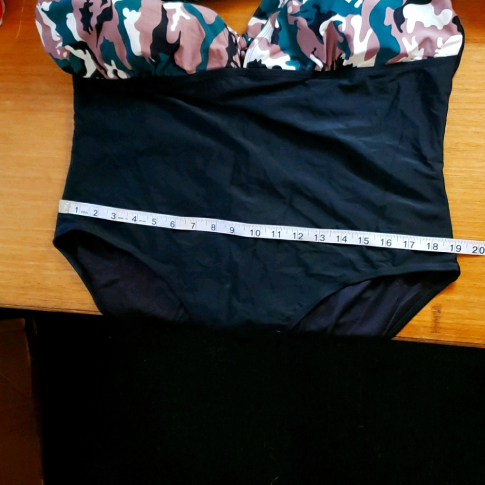 *Plus Size* 😎🏊‍♀️🤽‍♀️ Camo Swimsuit/bathingsuits - Picture 10 of 11